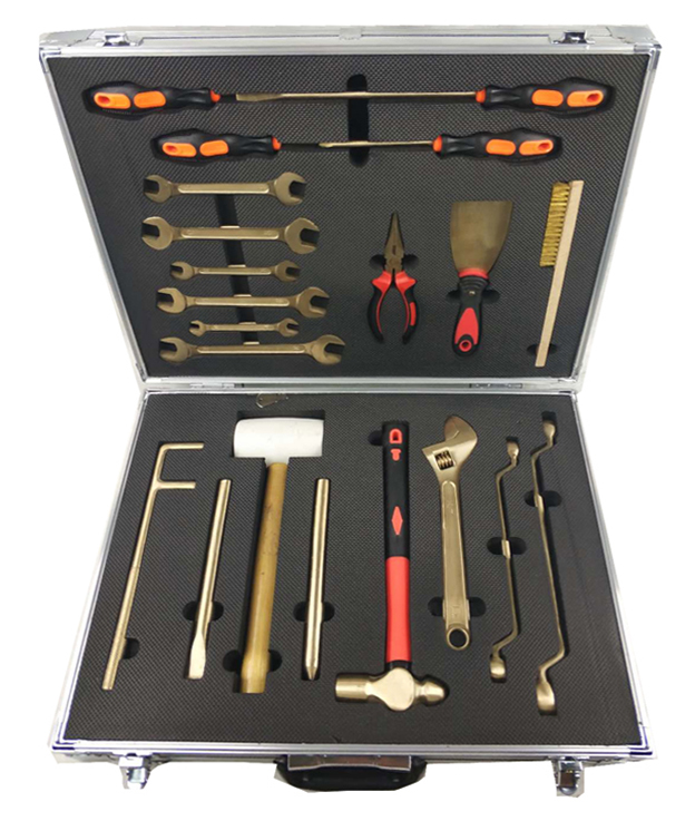 防爆鋁青銅21件套組合工具油氣站專(zhuān)用駿防牌防爆工具組合套裝